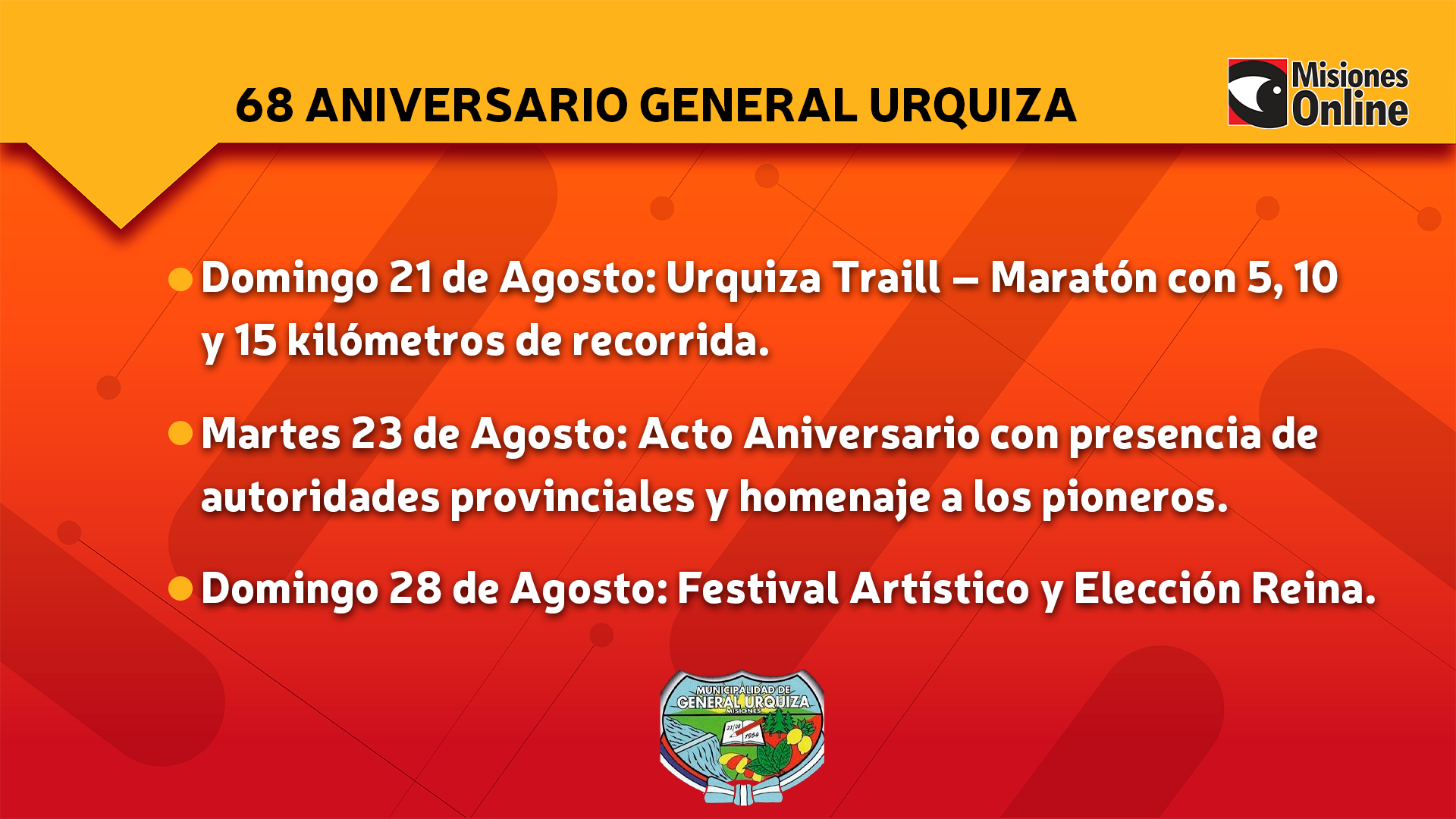 aniversario de General Urquiza 
