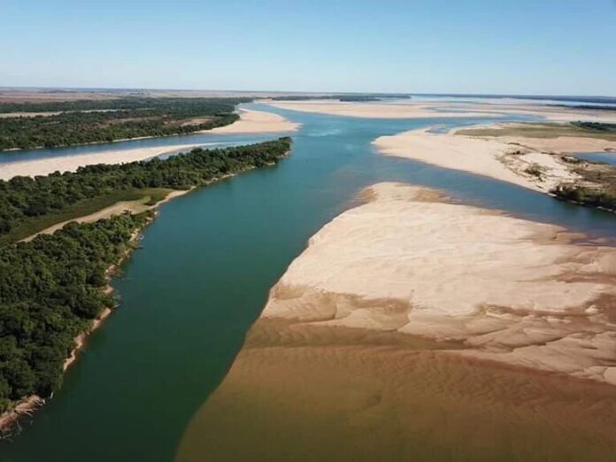 bajante del río Paraná