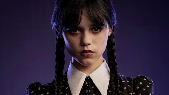 Jenna Ortega es Merlina Addams en la nueva serie de Netflix. (Mathias Clamer/Netflix)