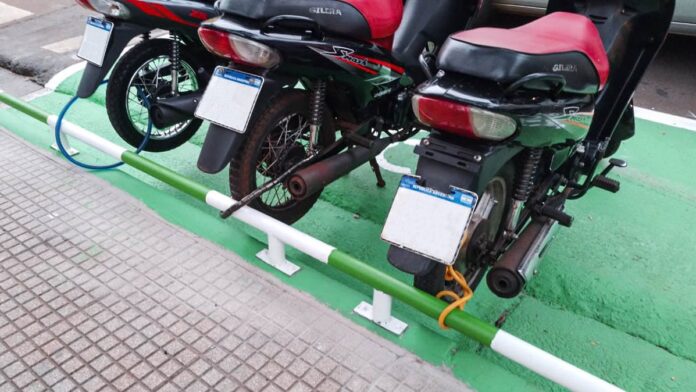 Palenques de seguridad de motos