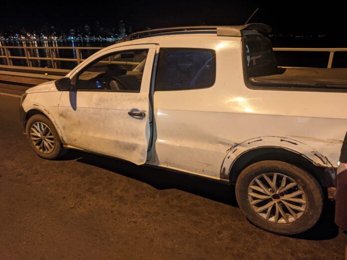 intentó adelantarse en la fila del puente