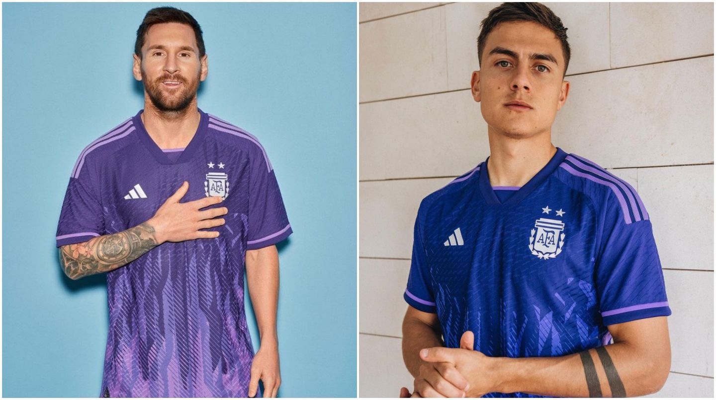El debate por el color de la nueva camiseta de la Selección argentina copó las redes sociales
