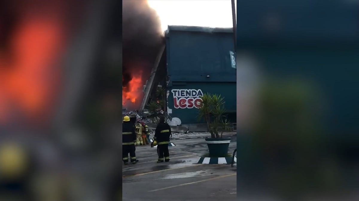 Incendio en un Shopping de Punta del Este