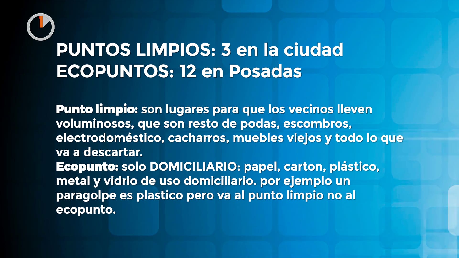 Procesamiento de residuos - GIRSU Posadas