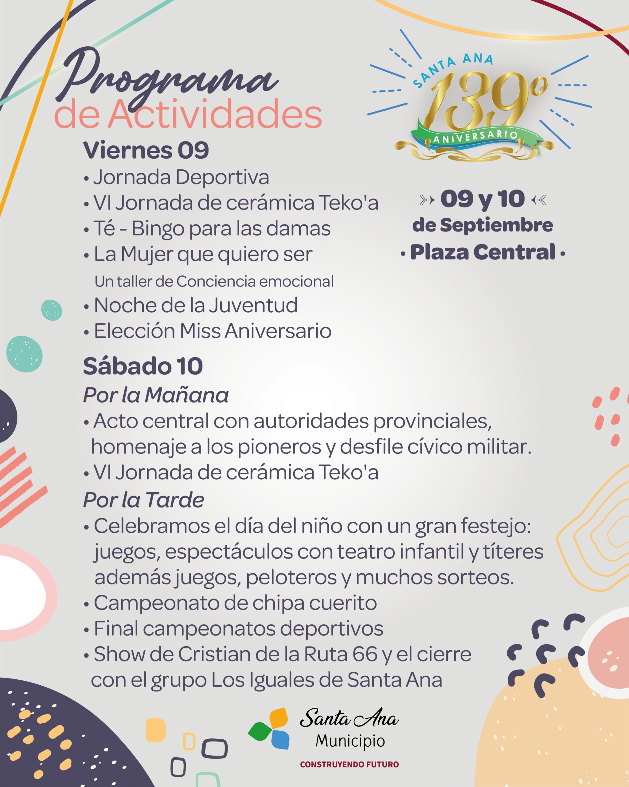 Aniversario de Santa Ana