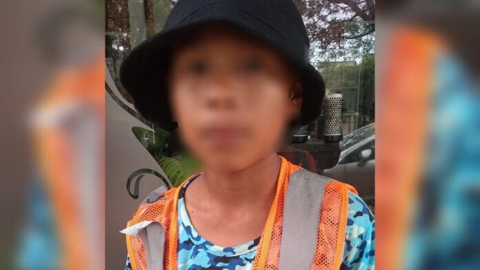 Niño que se había perdido en San Ignacio