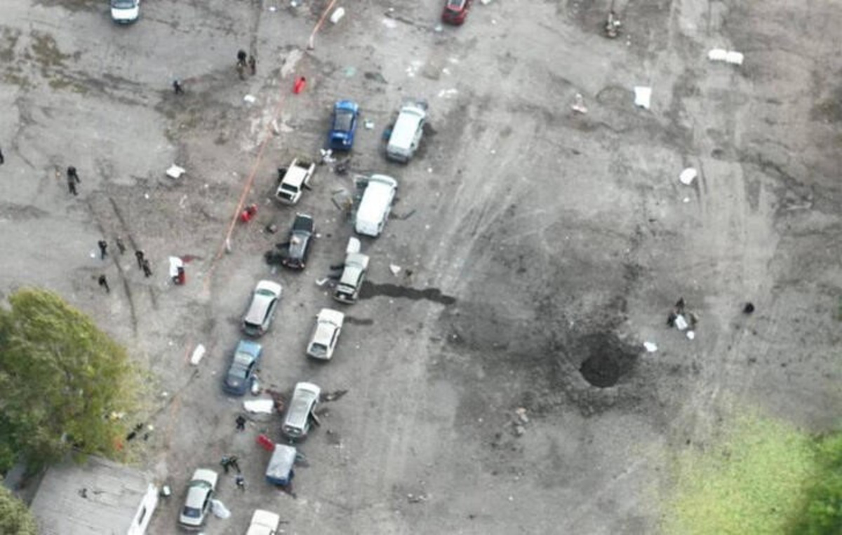 misiles rusos atacaron una caravana de autos en el sur de Ucrania 