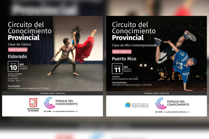El Ballet Folklórico del Parque retoma el “Circuito del Conocimiento” en Eldorado y Puerto Rico