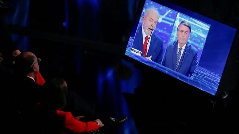 Lula y Bolsonaro en el último debate 