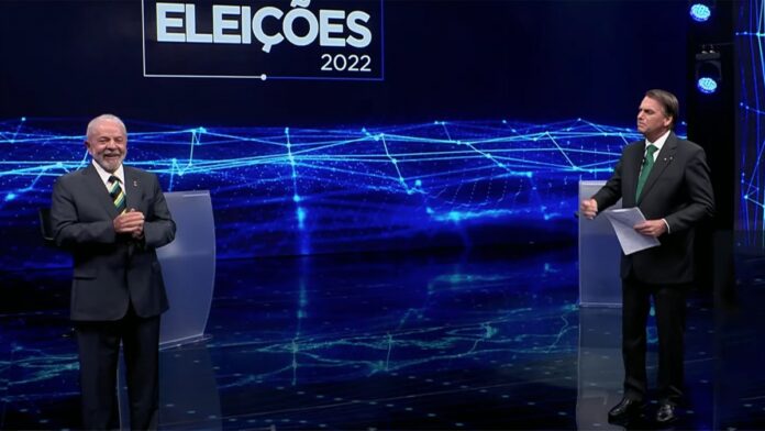 Lula y Bolsonaro, frente a frente en el último debate presidencial