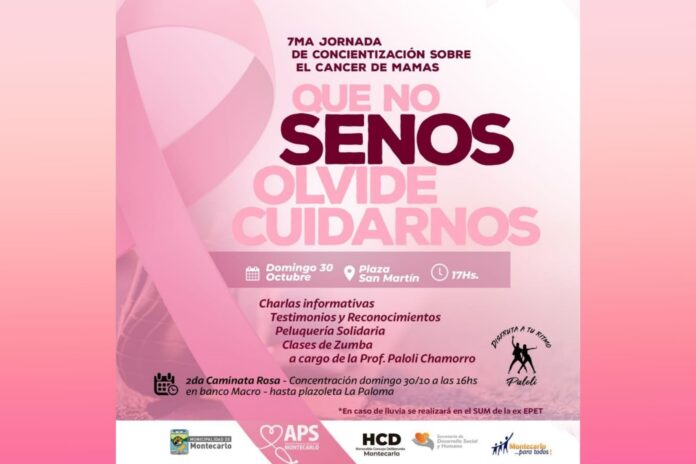 Cáncer de mamas- charla en Montecarlo cáncer de mamas - charla en Montecarlo