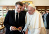 Emmanuel Macron se reunió con el Papa Francisco en el Vaticano