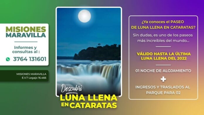 Luna llena en Iguazú Paseo de luna llena