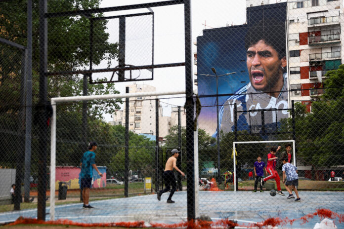 inaugurarán en Buenos Aires el “mural más grande del mundo” en honor a Maradona