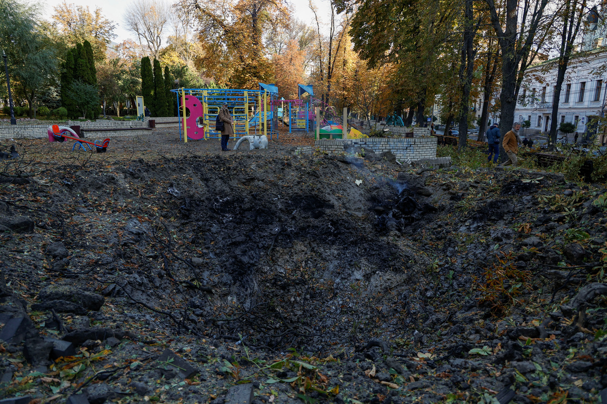 Rusia bombardeó nuevamente la capital de Ucrania
