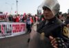 Policía reprime en Perú