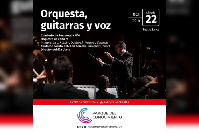Concierto en el Teatro Lírico con orquesta, guitarras y voz