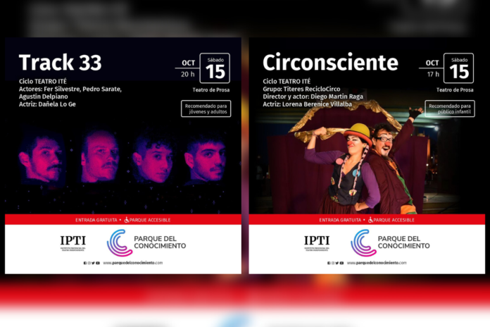 Este sábado vuelve el Ciclo de Teatro Ité con «Circonsciente» y «Track 33»