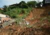 desprendimiento de tierra en el sur de Brasil