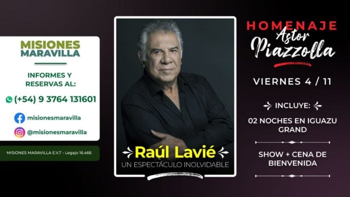 Raúl Lavié en Iguazú