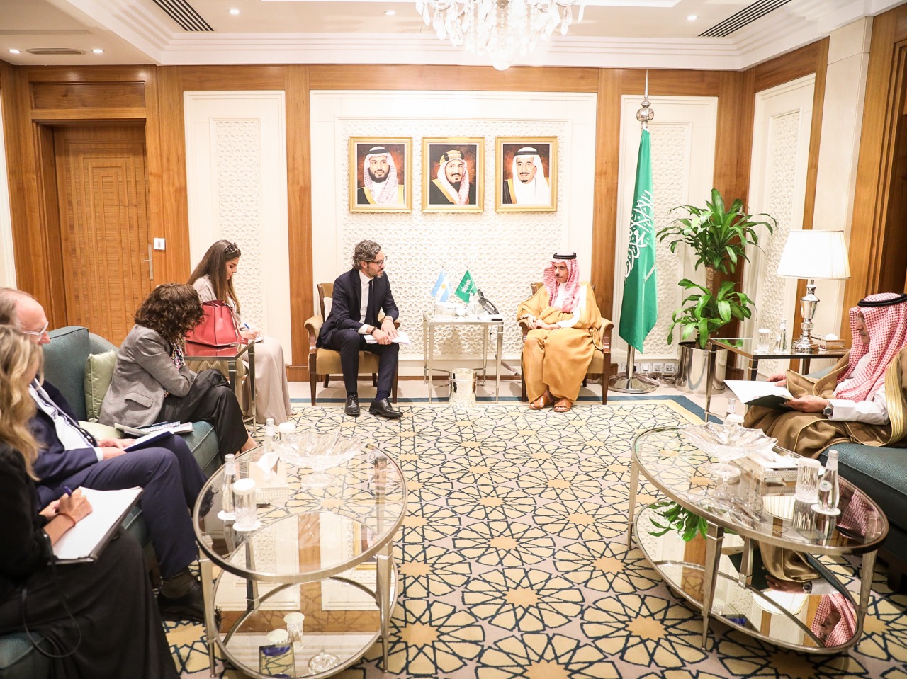 Santiago Cafiero en Arabia Saudita