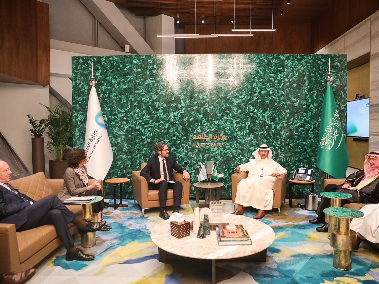 Santiago Cafiero en Arabia Saudita