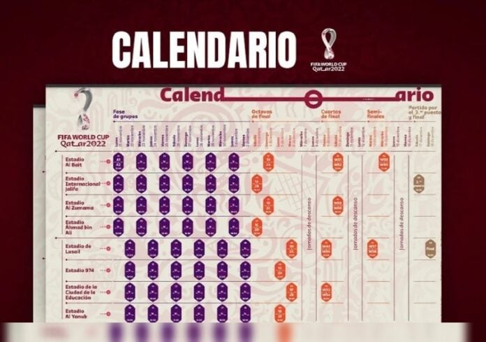 Calendario del Mundial de Qatar 2022, Mundial Qatar 2022