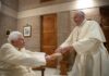 El papa Francisco expresó su gratitud a Benedicto XVI