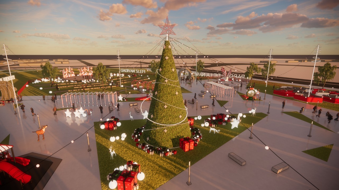 Parque Temático de la Navidad | Hoy encenderán las luces del arbolito en  Posadas dando inicio a la temporada navideña