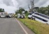 accidente de colectivo en Brasil