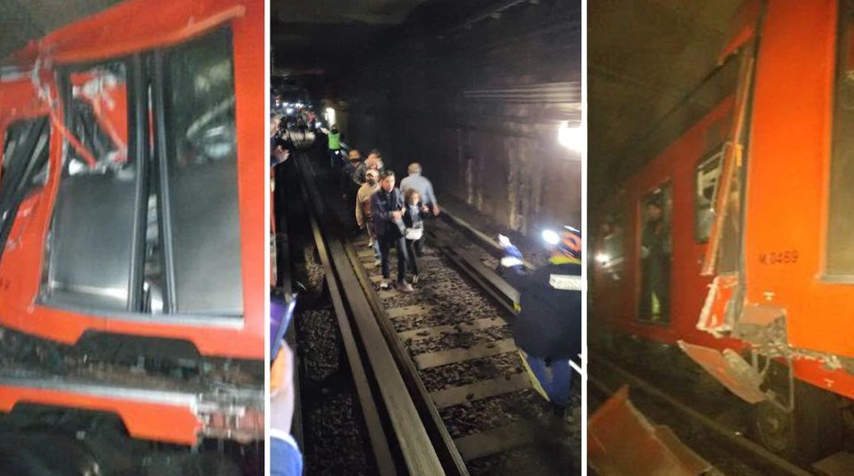 Impactante choque de trenes en México hay al menos un muerto y 59 heridos