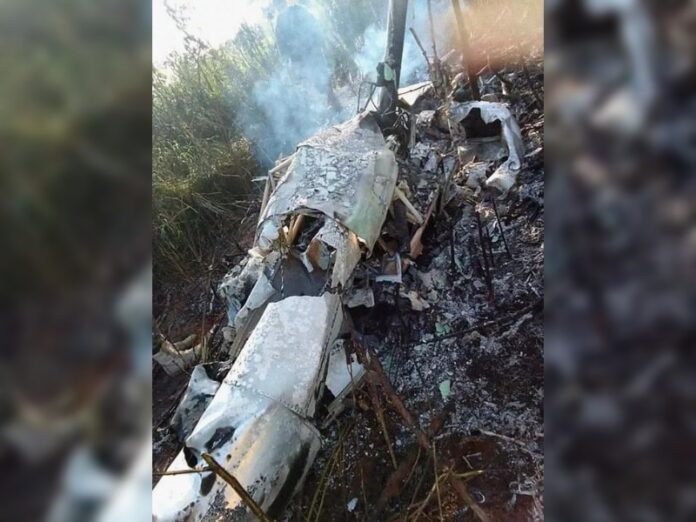 Helicóptero brasileño se estrelló en Paraguay