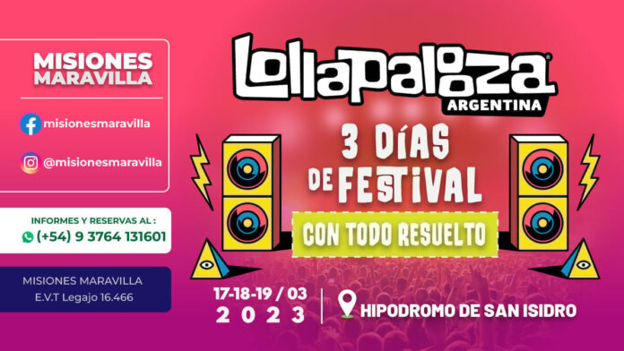 Lollapalooza 2023 en Argentina