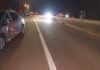 Choque entre un auto y una moto en San Vicente