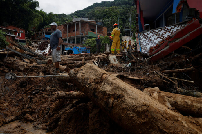 inundaciones y deslizamientos de tierra en Brasil