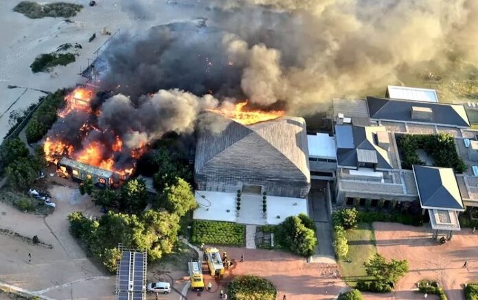 incendió un parador en punta del este
