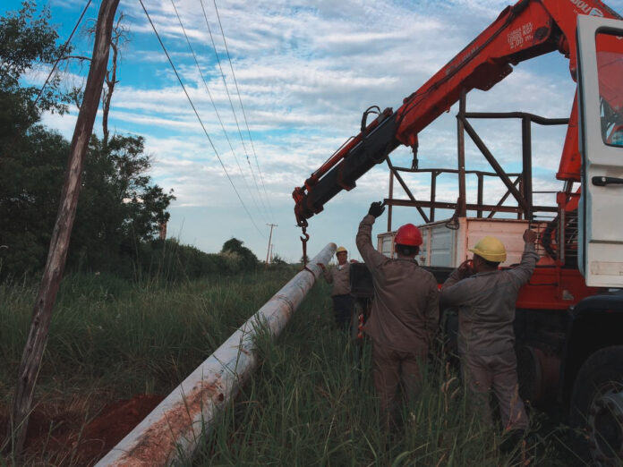 remodelación en línea de 33 kV San Javier - Alem