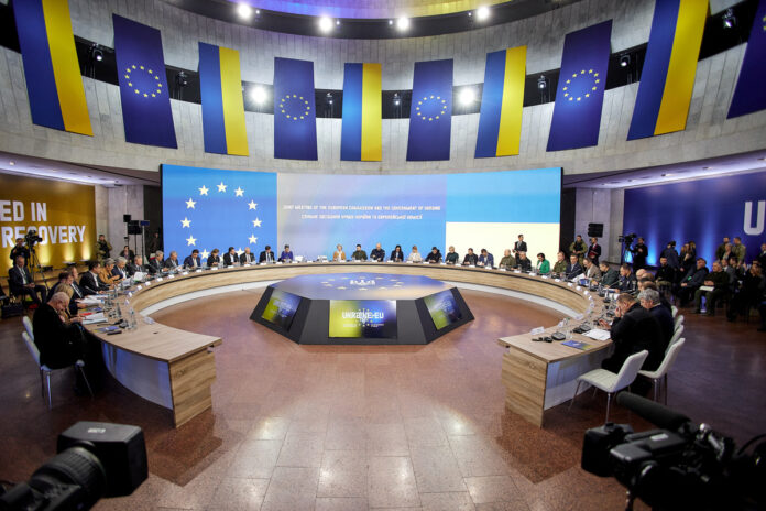 La Unión Europea se reunió con Ucrania