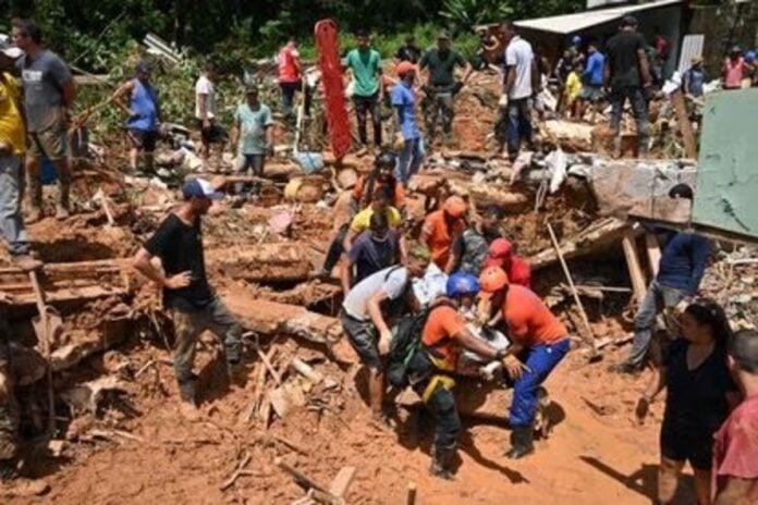 temporal que azotó Brasil