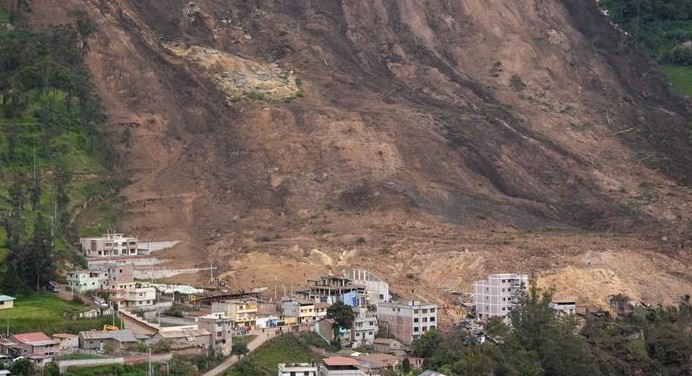 Alud en Ecuador