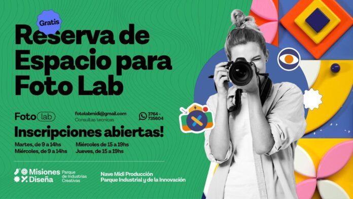 Misiones Diseña Misiones Diseña habilita turnos para producir gratis en Foto Lab