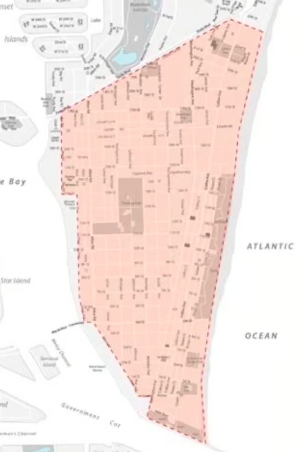 La zona de Miami Beach en la que regirá el toque de queda
