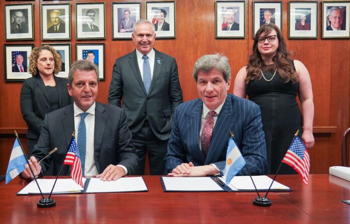 Argentina firmó un convenio con los Estados Unidos