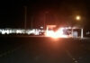 incendio en la aduana de Posadas-Encarnación