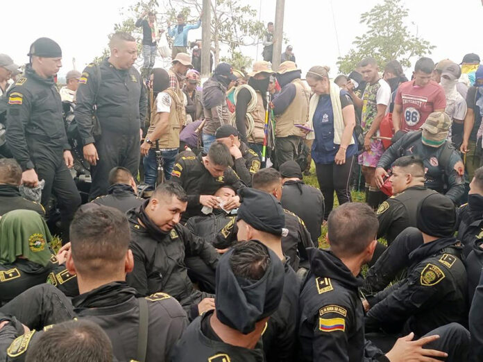 protesta en Colombia