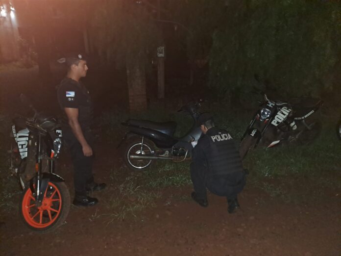 moto robada a una mujer en Oberá