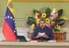 Nicolás Maduro, presidente de Venezuela, dando un discurso en el marco de la campaña anti-corrupción del país