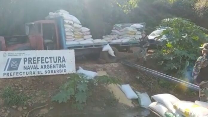 Prefectura incautó un cargamento ilegal