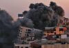 Bombardeos entre Gaza e Israel