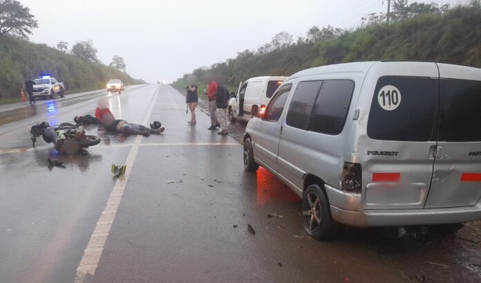 Choque en Guaraní Siniestro vial en Guaraní